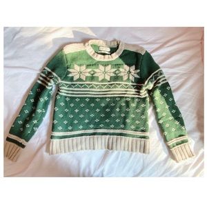 Urban Outfitters Green Holiday Sweater